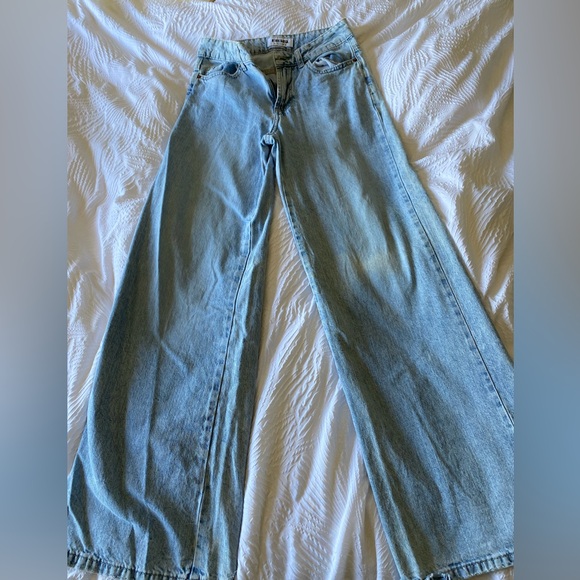 Womens size 25 Baggy Wide Leg Jeans pack of 4 - Picture 3 of 5